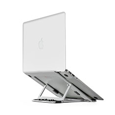 NoteBook Halter Halterung Laptop Ständer Universal T08 für Apple MacBook Air 13 zoll Silber