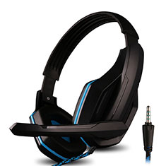 Ohrhörer Stereo Sport Headset In Ear Kopfhörer H51 für Vivo Y35 4G Blau