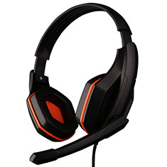 Ohrhörer Stereo Sport Headset In Ear Kopfhörer H51 für Sharp Aquos R6 Orange
