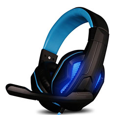 Ohrhörer Stereo Sport Headset In Ear Kopfhörer H58 für Asus ROG Phone 5s Blau
