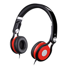 Ohrhörer Stereo Sport Headset In Ear Kopfhörer H60 für Oppo F19 Pro Rot