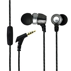 Ohrhörer Stereo Sport Kopfhörer In Ear Headset H01 für Oppo A58 4G Schwarz