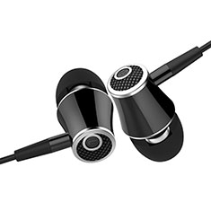 Ohrhörer Stereo Sport Kopfhörer In Ear Headset H06 für Oppo Reno5 Lite Schwarz