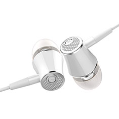 Ohrhörer Stereo Sport Kopfhörer In Ear Headset H06 für Oppo Reno5 A Weiß