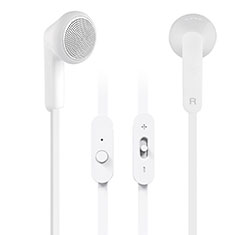 Ohrhörer Stereo Sport Kopfhörer In Ear Headset H08 für Huawei Y5 Prime 2018 Weiß
