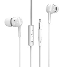 Ohrhörer Stereo Sport Kopfhörer In Ear Headset H09 für Huawei P Smart+ Plus Weiß