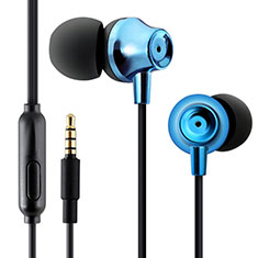 Ohrhörer Stereo Sport Kopfhörer In Ear Headset H21 für Vivo X70 5G Blau