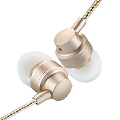 Ohrhörer Stereo Sport Kopfhörer In Ear Headset H28 für Handy Zubehoer Kfz Ladekabel Gold