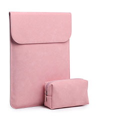 Samt Handy Tasche Schutz Hülle für Apple MacBook Pro 15 zoll Retina Rosa