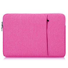 Samt Handy Tasche Schutz Hülle L04 für Huawei Honor MagicBook 15 Pink