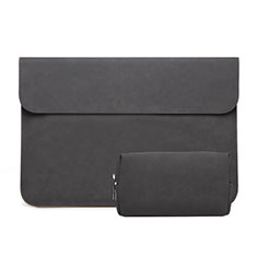 Samt Handy Tasche Schutz Hülle S01 für Huawei Honor MagicBook Pro (2020) 16.1 Schwarz