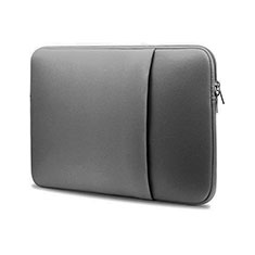 Samt Handy Tasche Schutz Hülle S01 für Samsung Galaxy Book Flex 13.3 NP930QCG Grau