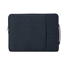 Samt Handy Tasche Schutz Hülle S02 für Samsung Galaxy Book Flex 13.3 NP930QCG Königs Blau