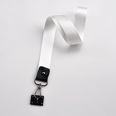 Schlüsselband Schlüsselbänder Lanyard K09 für Sony Xperia 5 V Weiß