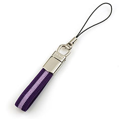 Schlüsselband Schlüsselbänder Lanyard K15 für Samsung Galaxy W I8150 Violett