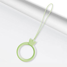 Schlüsselband Schlüsselbänder Schlüsselanhänger mit Fingerring R07 für Vivo Y35m 5G Grün