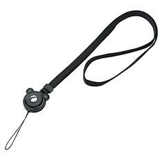 Schlüsselband Schlüsselbänder Umhängeband Lanyard B03 für Sharp Aquos R8s Schwarz