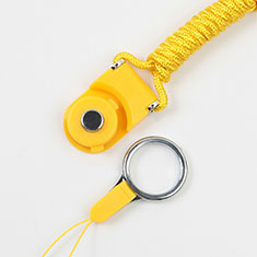 Schlüsselband Schlüsselbänder Umhängeband Lanyard für Oppo A77s Gelb