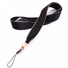 Schlüsselband Schlüsselbänder Umhängeband Lanyard N08 für Xiaomi Mi 12S Pro 5G Schwarz