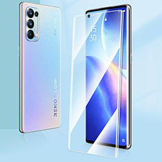 Schutzfolie Displayschutzfolie Panzerfolie Gehärtetes Glas Glasfolie Skins zum Aufkleben Panzerglas T03 für Oppo Reno5 Pro 5G Klar