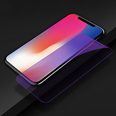 Schutzfolie Displayschutzfolie Panzerfolie Skins zum Aufkleben Gehärtetes Glas Glasfolie Anti Blue Ray B01 für Apple iPhone Xs Blau