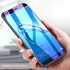 Schutzfolie Displayschutzfolie Panzerfolie Skins zum Aufkleben Gehärtetes Glas Glasfolie Anti Blue Ray für Huawei Y6 Pro (2017) Klar
