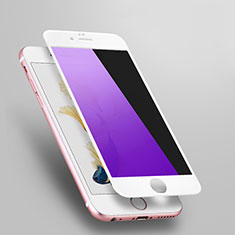 Schutzfolie Displayschutzfolie Panzerfolie Skins zum Aufkleben Gehärtetes Glas Glasfolie Anti Blue Ray L03 für Apple iPhone 6S Weiß