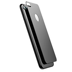 Schutzfolie Displayschutzfolie Panzerfolie Skins zum Aufkleben Gehärtetes Glas Glasfolie Rückseite für Apple iPhone 8 Plus Schwarz
