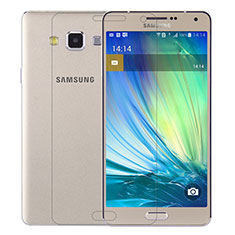 Schutzfolie Displayschutzfolie Panzerfolie Skins zum Aufkleben Gehärtetes Glas Glasfolie T01 für Samsung Galaxy A7 Duos SM-A700F A700FD Klar