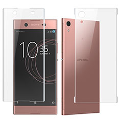 Schutzfolie Displayschutzfolie Panzerfolie Skins zum Aufkleben Vorder und Rückseite für Sony Xperia XA1 Ultra Klar