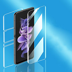 Schutzfolie Displayschutzfolie Panzerfolie Vorder und Rückseite Skins zum Aufkleben F05 für Samsung Galaxy Z Flip4 5G Klar