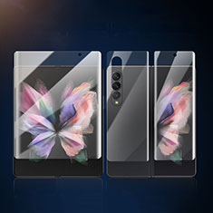 Schutzfolie Displayschutzfolie Panzerfolie Vorder und Rückseite Skins zum Aufkleben F08 für Samsung Galaxy Z Fold3 5G Klar