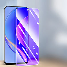 Schutzfolie Full Coverage Displayschutzfolie Panzerfolie Gehärtetes Glas Glasfolie Anti Blue Ray Skins zum Aufkleben Panzerglas F02 für Huawei Enjoy 50 Pro Schwarz