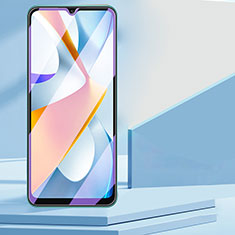 Schutzfolie Full Coverage Displayschutzfolie Panzerfolie Gehärtetes Glas Glasfolie Anti Blue Ray Skins zum Aufkleben Panzerglas F02 für Huawei Enjoy 50z Schwarz