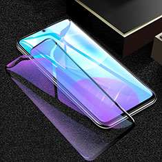 Schutzfolie Full Coverage Displayschutzfolie Panzerfolie Gehärtetes Glas Glasfolie Anti Blue Ray Skins zum Aufkleben Panzerglas F02 für Huawei Honor 30 Lite 5G Schwarz