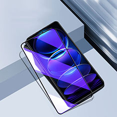 Schutzfolie Full Coverage Displayschutzfolie Panzerfolie Gehärtetes Glas Glasfolie Anti Blue Ray Skins zum Aufkleben Panzerglas F02 für Xiaomi Poco X5 Pro 5G Schwarz