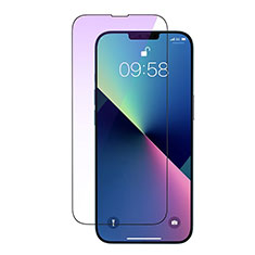 Schutzfolie Full Coverage Displayschutzfolie Panzerfolie Gehärtetes Glas Glasfolie Anti Blue Ray Skins zum Aufkleben Panzerglas F03 für Apple iPhone 16 Pro Max Schwarz