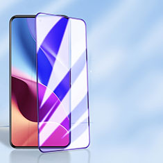 Schutzfolie Full Coverage Displayschutzfolie Panzerfolie Gehärtetes Glas Glasfolie Anti Blue Ray Skins zum Aufkleben Panzerglas F03 für Xiaomi Redmi K40 5G Schwarz