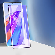 Schutzfolie Full Coverage Displayschutzfolie Panzerfolie Gehärtetes Glas Glasfolie Anti Blue Ray Skins zum Aufkleben Panzerglas F04 für Huawei Nova 9 SE Schwarz