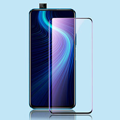 Schutzfolie Full Coverage Displayschutzfolie Panzerfolie Gehärtetes Glas Glasfolie Anti Blue Ray Skins zum Aufkleben Panzerglas für Huawei Honor X10 5G Schwarz