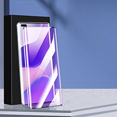 Schutzfolie Full Coverage Displayschutzfolie Panzerfolie Gehärtetes Glas Glasfolie Anti Blue Ray Skins zum Aufkleben Panzerglas für Huawei Nova 9 Pro Schwarz