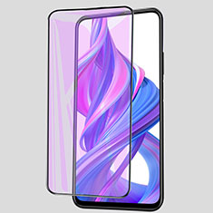 Schutzfolie Full Coverage Displayschutzfolie Panzerfolie Gehärtetes Glas Glasfolie Anti Blue Ray Skins zum Aufkleben Panzerglas für Huawei P Smart Z (2019) Schwarz