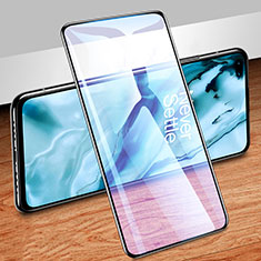 Schutzfolie Full Coverage Displayschutzfolie Panzerfolie Gehärtetes Glas Glasfolie Anti Blue Ray Skins zum Aufkleben Panzerglas für OnePlus Nord Schwarz