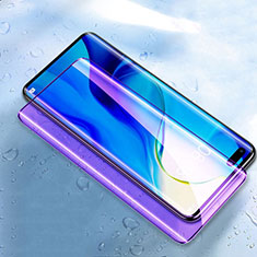 Schutzfolie Full Coverage Displayschutzfolie Panzerfolie Gehärtetes Glas Glasfolie Anti Blue Ray Skins zum Aufkleben Panzerglas K03 für Huawei Nova 7 Pro 5G Schwarz