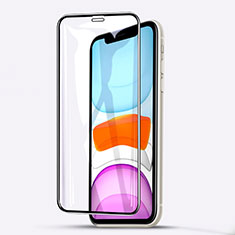 Schutzfolie Full Coverage Displayschutzfolie Panzerfolie Gehärtetes Glas Glasfolie Skins zum Aufkleben Panzerglas F02 für Apple iPhone 11 Schwarz