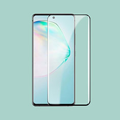 Schutzfolie Full Coverage Displayschutzfolie Panzerfolie Gehärtetes Glas Glasfolie Skins zum Aufkleben Panzerglas F02 für Samsung Galaxy M60s Schwarz