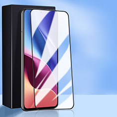 Schutzfolie Full Coverage Displayschutzfolie Panzerfolie Gehärtetes Glas Glasfolie Skins zum Aufkleben Panzerglas F02 für Xiaomi Redmi K40 5G Schwarz