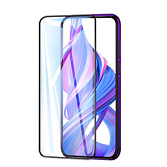 Schutzfolie Full Coverage Displayschutzfolie Panzerfolie Gehärtetes Glas Glasfolie Skins zum Aufkleben Panzerglas F03 für Huawei Y9 Prime (2019) Schwarz