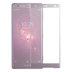 Schutzfolie Full Coverage Displayschutzfolie Panzerfolie Gehärtetes Glas Glasfolie Skins zum Aufkleben Panzerglas F04 für Sony Xperia XZ2 Rosegold