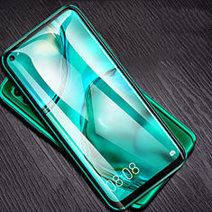 Schutzfolie Full Coverage Displayschutzfolie Panzerfolie Gehärtetes Glas Glasfolie Skins zum Aufkleben Panzerglas F05 für Huawei P40 Lite Schwarz